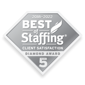 Best of Staffing Client Satisfaction 2018-2022 - 5 Year Diamond Award