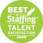 Best of Staffing: Talent Satisfaction 2020